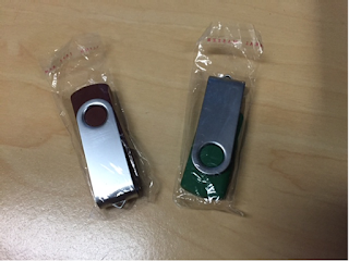 Source: Victoria Police. The unmarked USB drives used are similar to these.