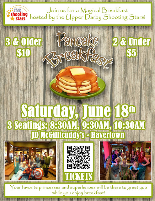 Upper Darby Summer Stage Shooting Stars Magical Breakfast