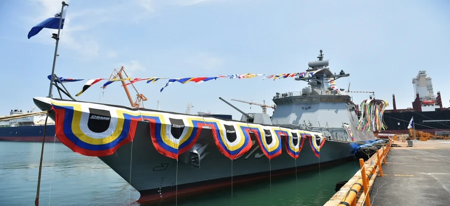 해군 신형 호위함 ‘서울함(FFG-Ⅱ, 2,800톤급)’ 진수식 개최