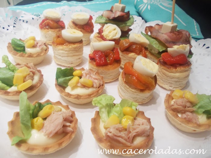 Receta de canapés variados fáciles y originales