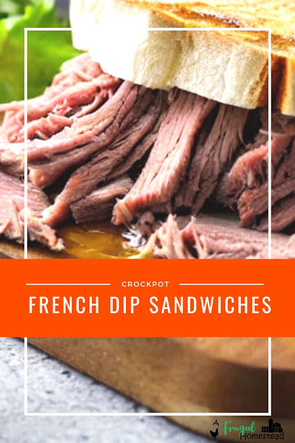 Create your own delicious dinner with the easy crockpot French Dip sandwiches recipe.