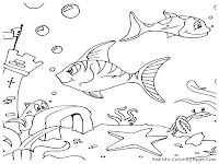 Ocean Life Kids Coloring Pages