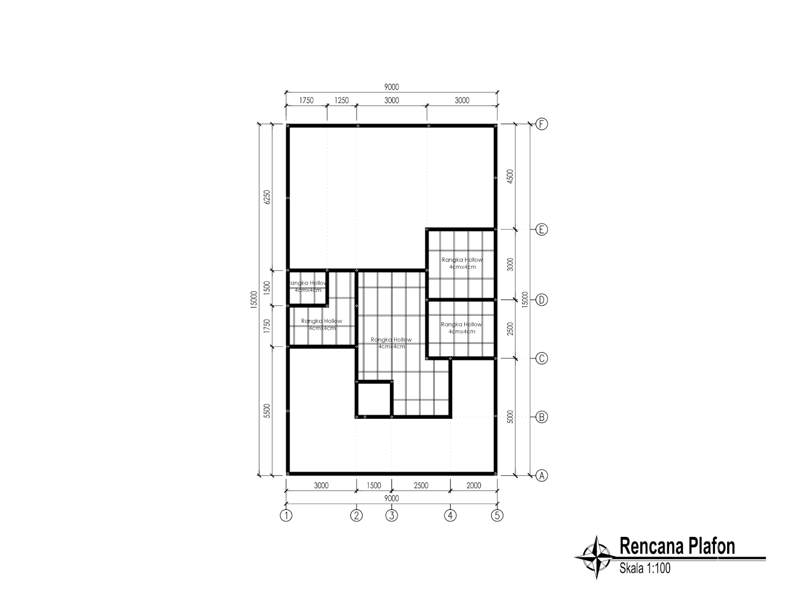 Contoh Gambar  Denah Plafon  Expo Desain Rumah