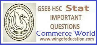 Std-12 Commerce Stat IMP Questions By Commerce World