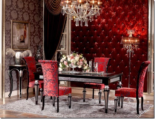 red-dining-room