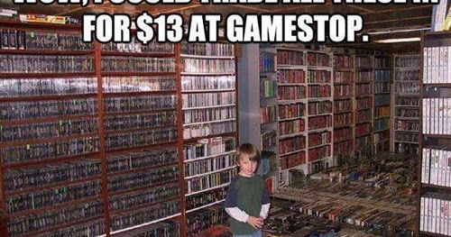 gamestop video game trade meme