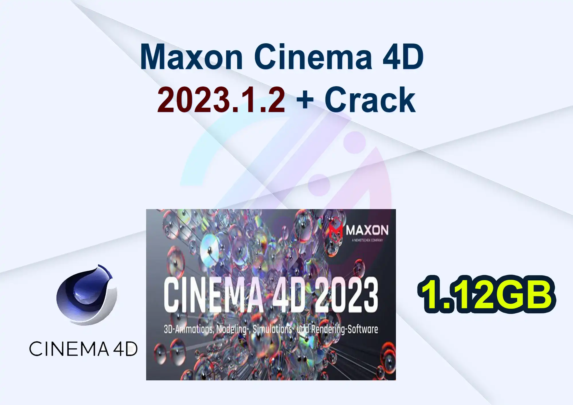Maxon Cinema 4D 2023.1.2 + Crack