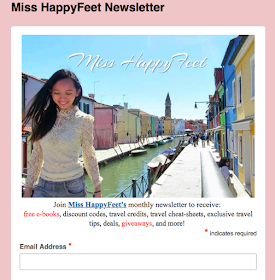Travel blogger newsletter