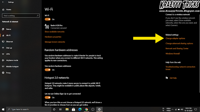 How to View Saved Wi-Fi Passwords in Windows 10 - Krazyyy Tricks