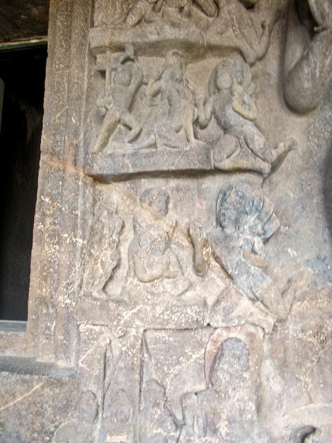 Buddhist fresco at Aurangabad caves