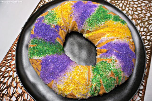 Receta Tradicional del King Cake de Luisiana