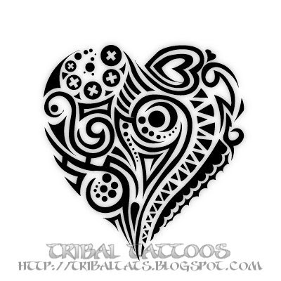 Cute Little Heart Tattoo 7 Unique Designs of Tribal Heart Tattoos Gallery