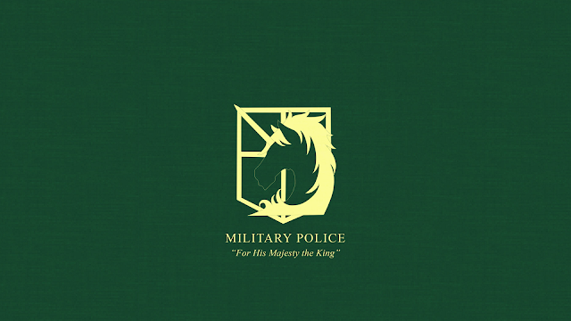   Military Police For His Majesty the King Emblem Logo Attack on Titan Shingeki no Kyojin Anime HD Wallpaper Backgrounds f3.