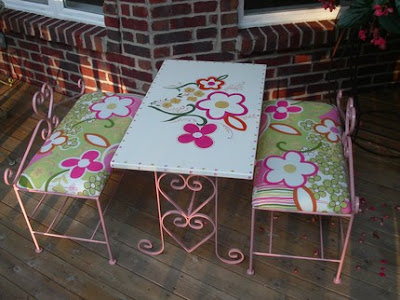 Childrens Wooden Table  Chairs on Carrie Marie Originals   Kids Table And Chairs