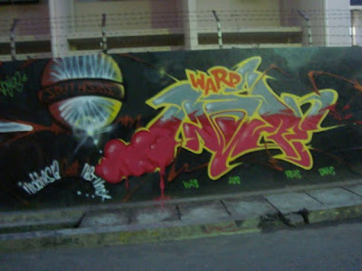 graffiti bubble,wall street graffiti