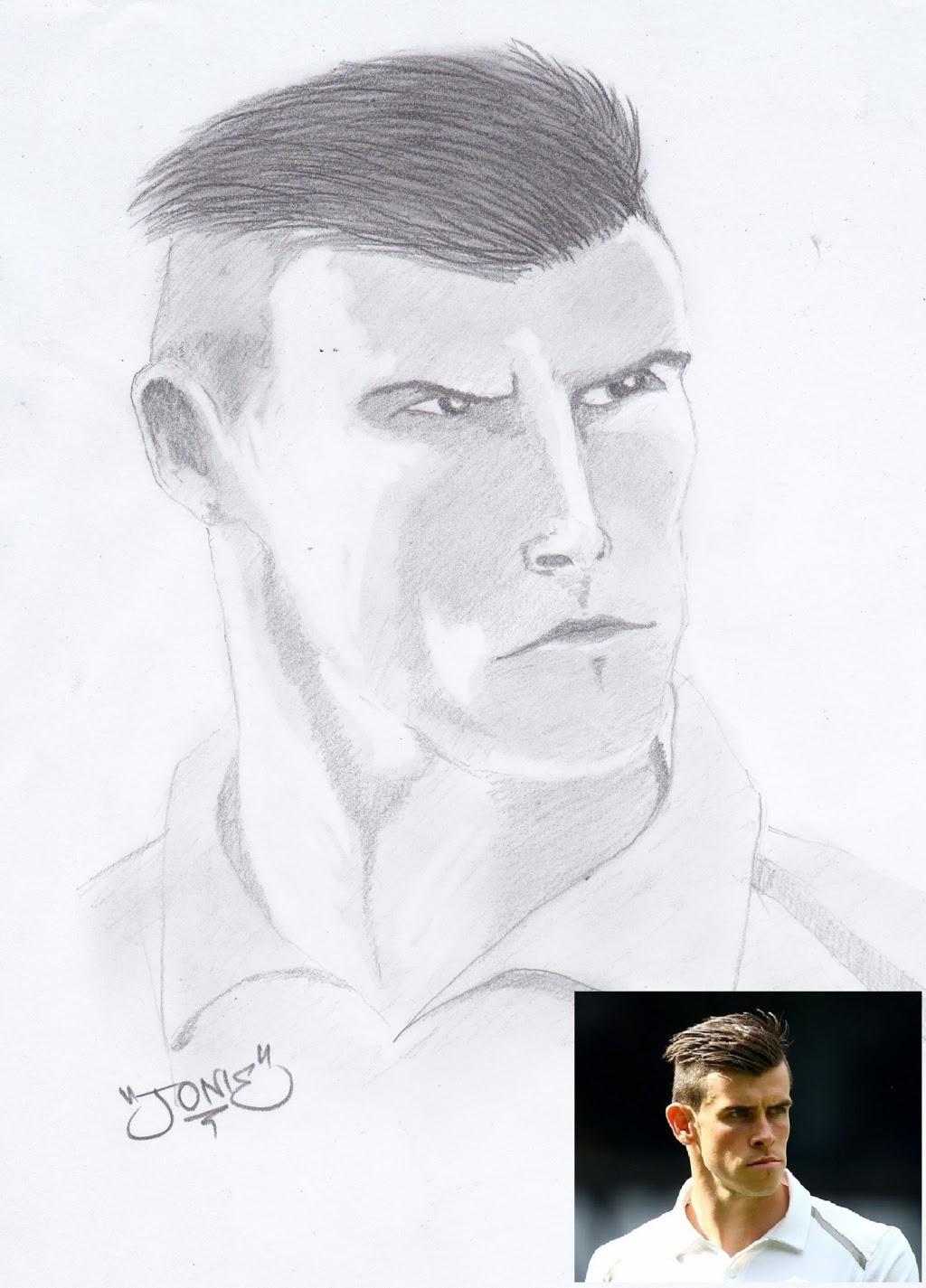 Sketsa POTRAIT GARETH BALE