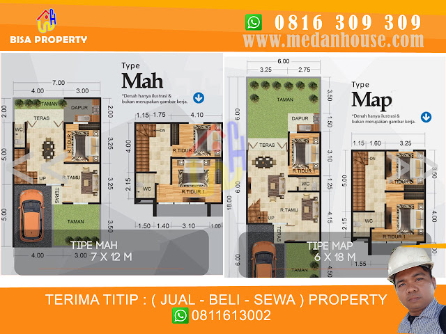 DIJUAL RUMAH DI KAWASAN ELITE (MEDAN JOHOR)