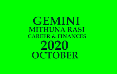 Gemini Sign Predictions 2020 October