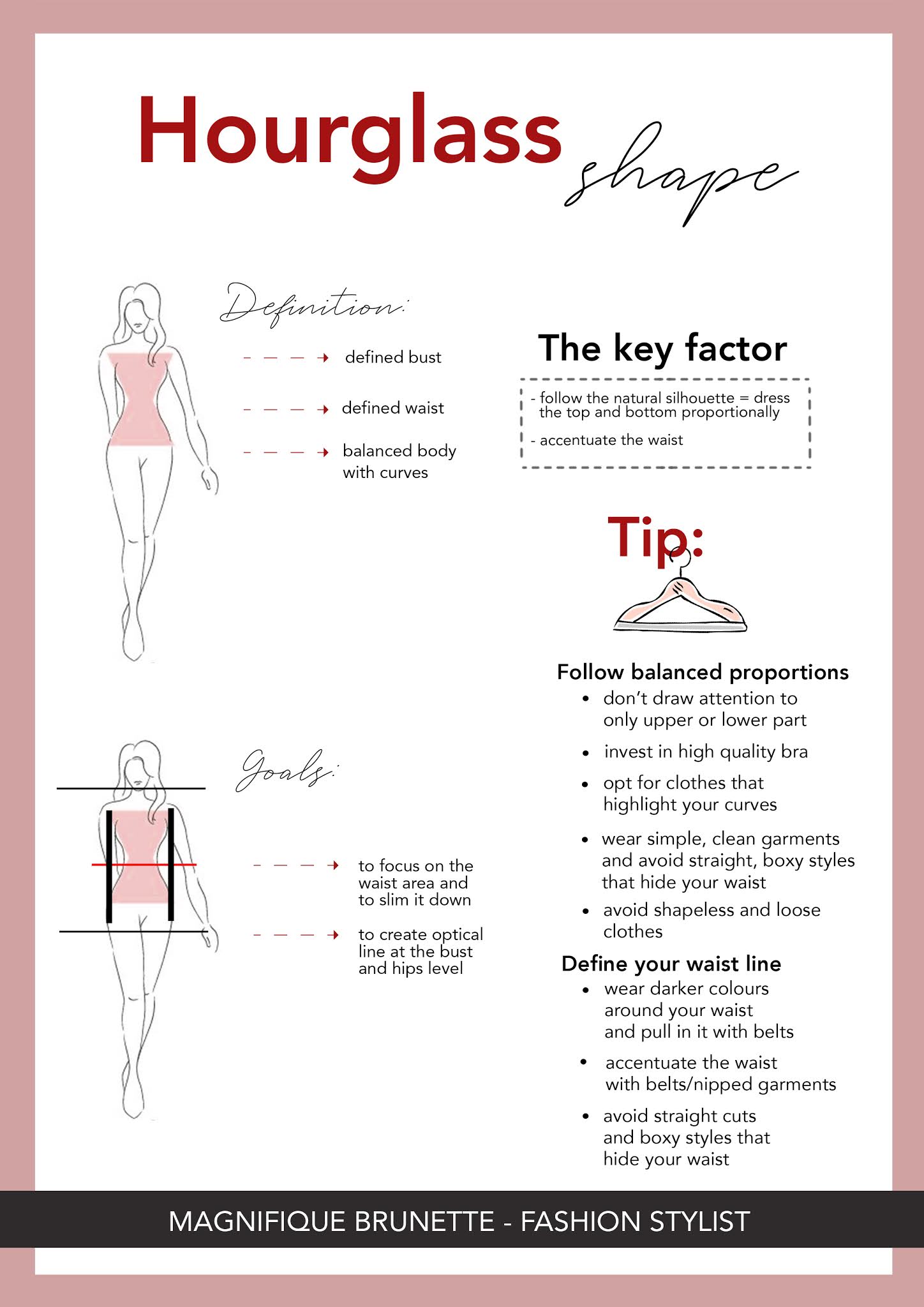 Body Shape Ultimate Guide - Part 4 = HOURGLASS SHAPE - Magnifique Brunette