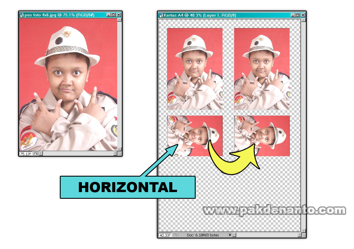 Cara mencetak foto berbagai ukuran di photoshop - Belajar 