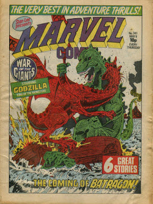 Marvel Comic #341, Godzilla