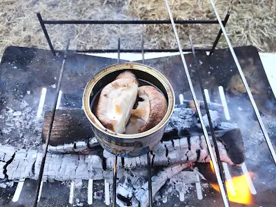 サバ缶キャンプ飯