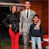 Lovely new photo of Cristiano Ronaldo, his girlfiend and son as they stepped out for a dinner date