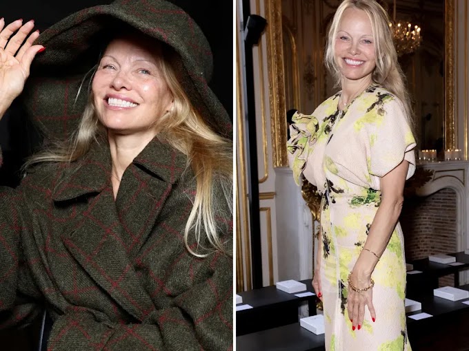 Embracing Natural Beauty: Pamela Anderson's Makeup-Free Statement at Paris Fashion Week