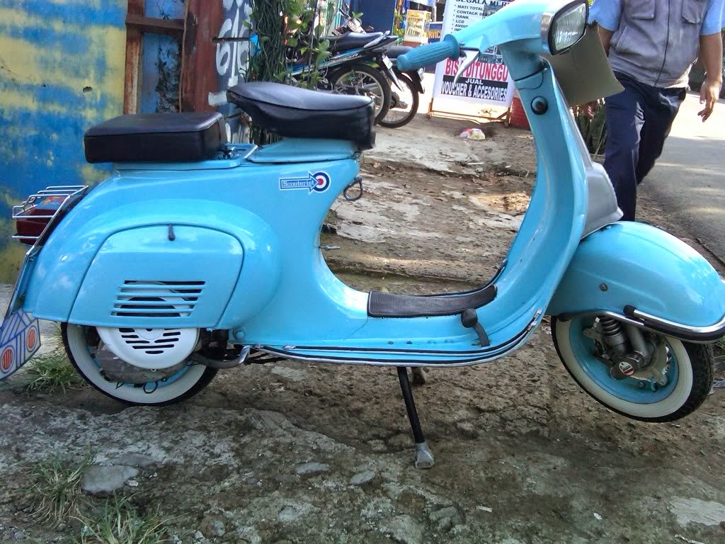 Kumpulan 73 Modifikasi Motor Vespa Pts Terkeren Cermin Modifikasi