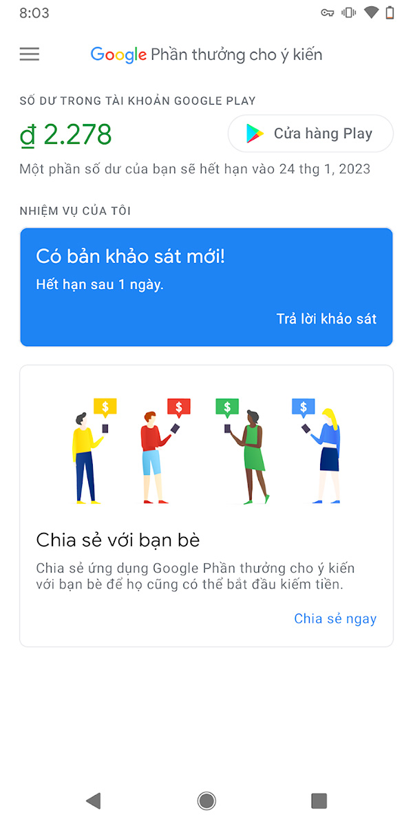 Google Opinion Rewards APK (Vietnam) cho Android, iOS Download a2