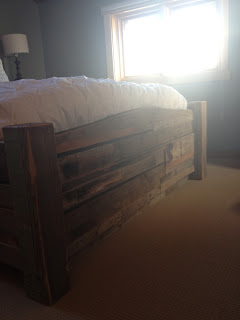 reclaimed wood bed plans