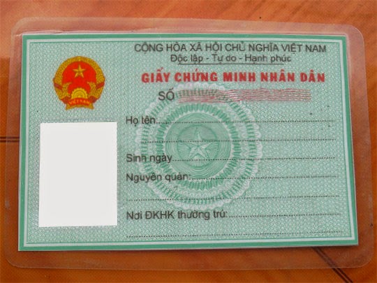 Share Các mẫu CMND Trống để Fake