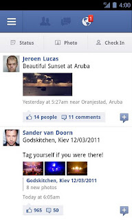 Facebook for Android v1.8.1