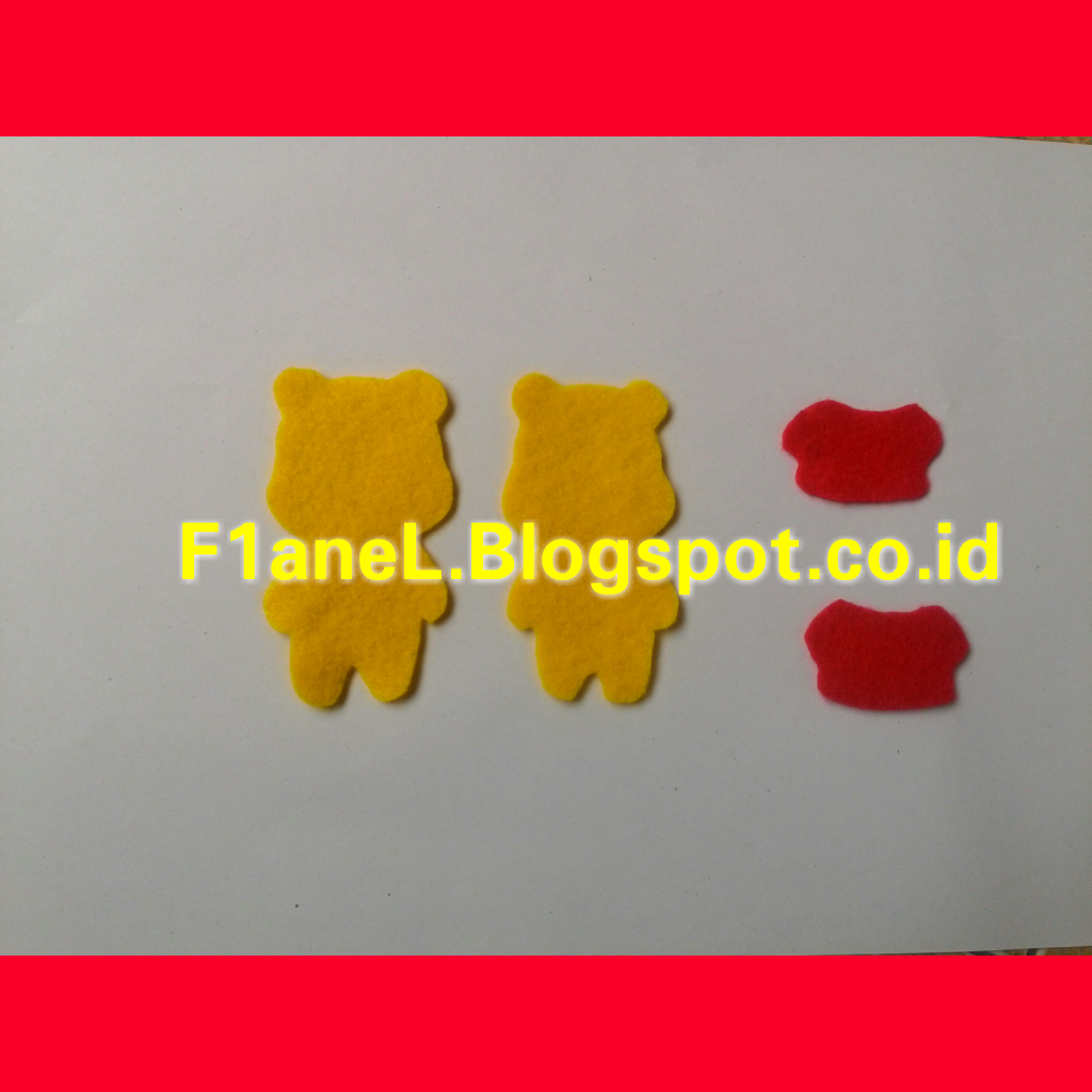  Kerajinan  Kain  Flanel  Cara Membuat Boneka Beruang Pooh  