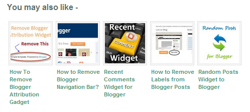 Related Posts Widget 