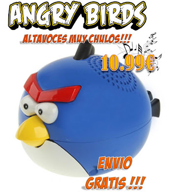 MINI ALTAVOCES ANGRY BIRDS