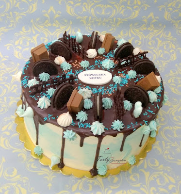 tort drip cake z oreo