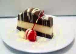 Puding susu Coklat