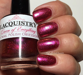 My Nail Polish Obsession 4th Blogiversary Custom Polishes; Lacquistry Queen of Everything