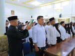 Ketua KPU Pasaman Taufik Lantik dan Ambil Sumpah Janji PPK  