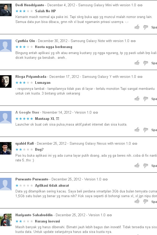 Review pengguna aplikasi My XL