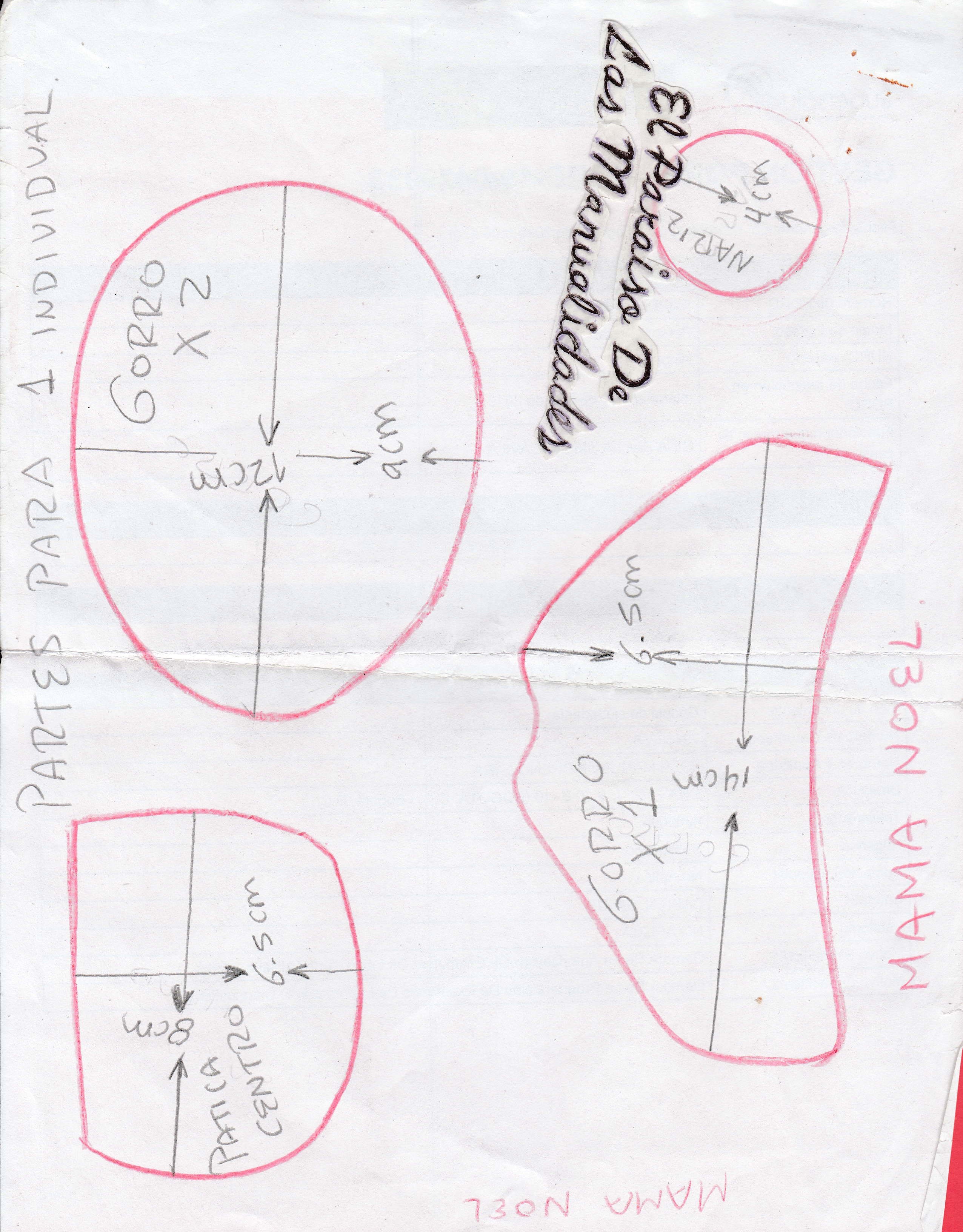 MOLDES DEL INDIVIDAL DE MAMA NOEL (Pagina 3 de 3)