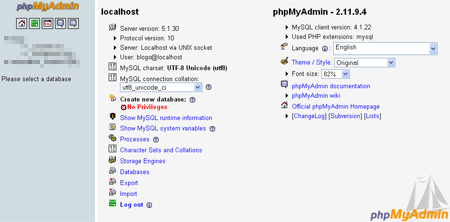 My PHP Admin