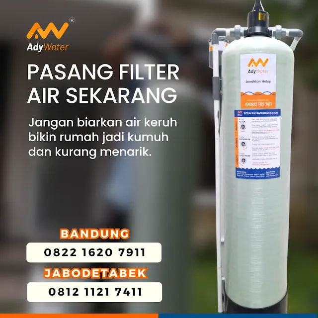 Cara Membersihkan Tabung Filter Air | Jasa Pasang Filter Air Terdekat di Cipadakati