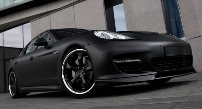 Porsche Panamera S Black. on the Porsche Panamera,