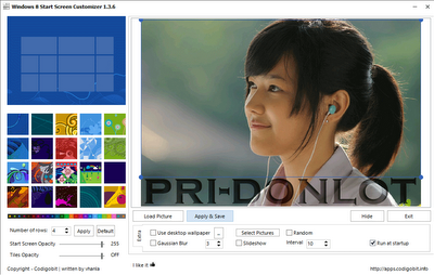 Windows 8 Star Screen Costumizer 1.3.6