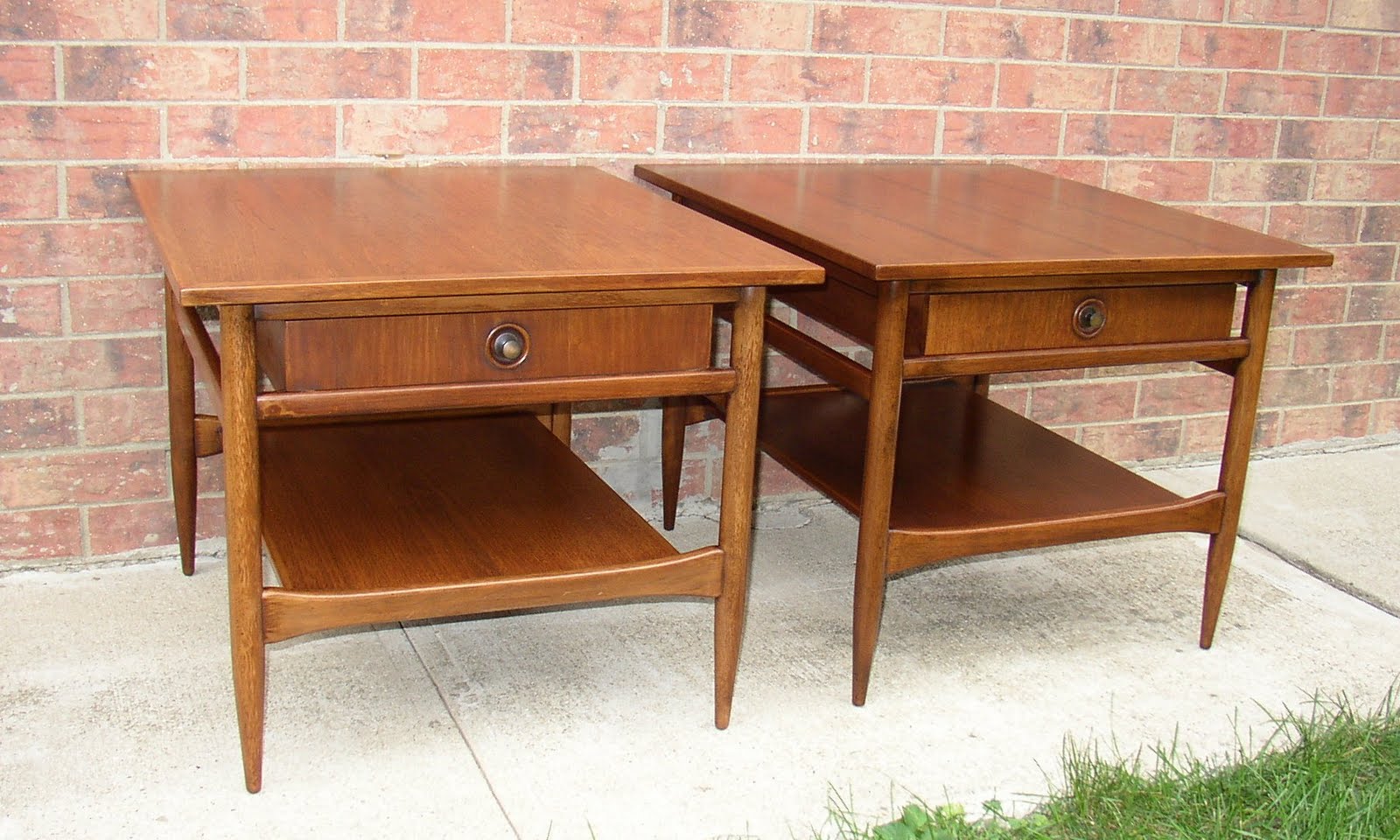 danish modern end tables