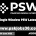 Eligibility Criteria for Pakistan Single Window PSW Jobs 2022 at psw.gov.pk