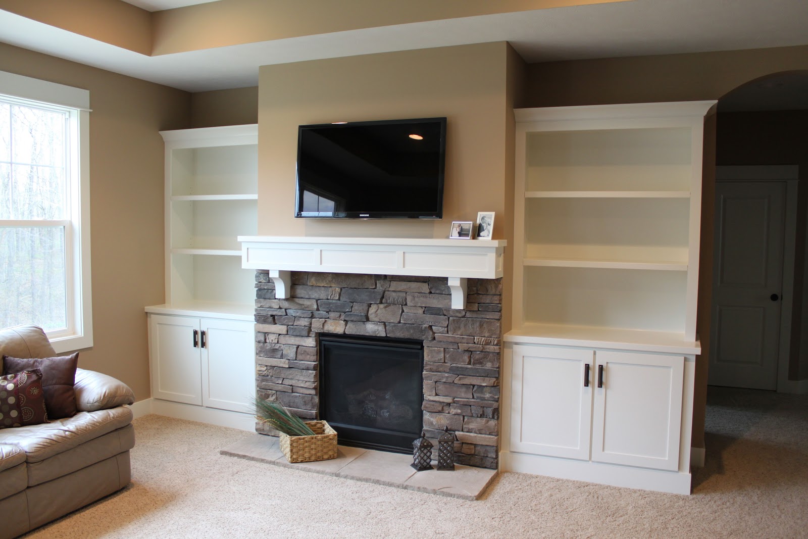 Fireplace with Built Ins