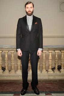 Duchamp, London Collections, menswear, otoño invierno, 2014, british style, gentleman, Gianni Colarossi, paisley,